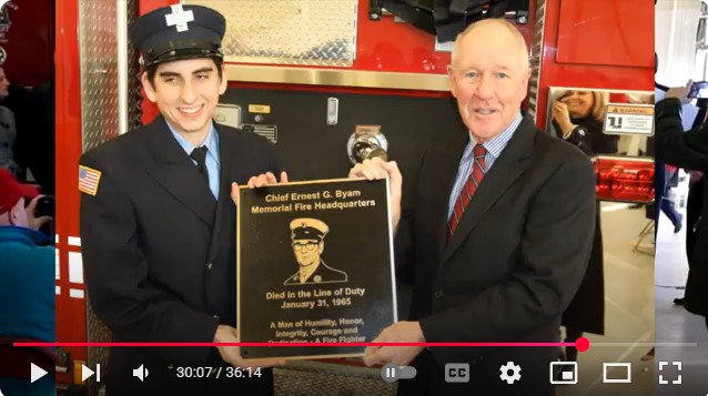 Fire station ribbon cutting