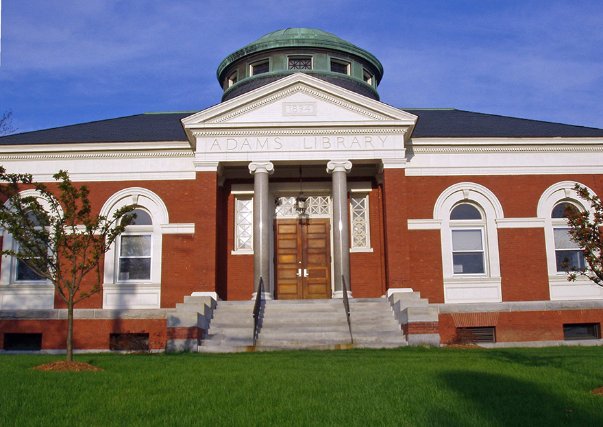 Adams Library, April 30, 2004