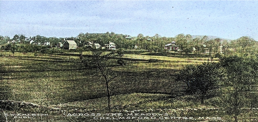 Looking south on South Street (now Boston Road)